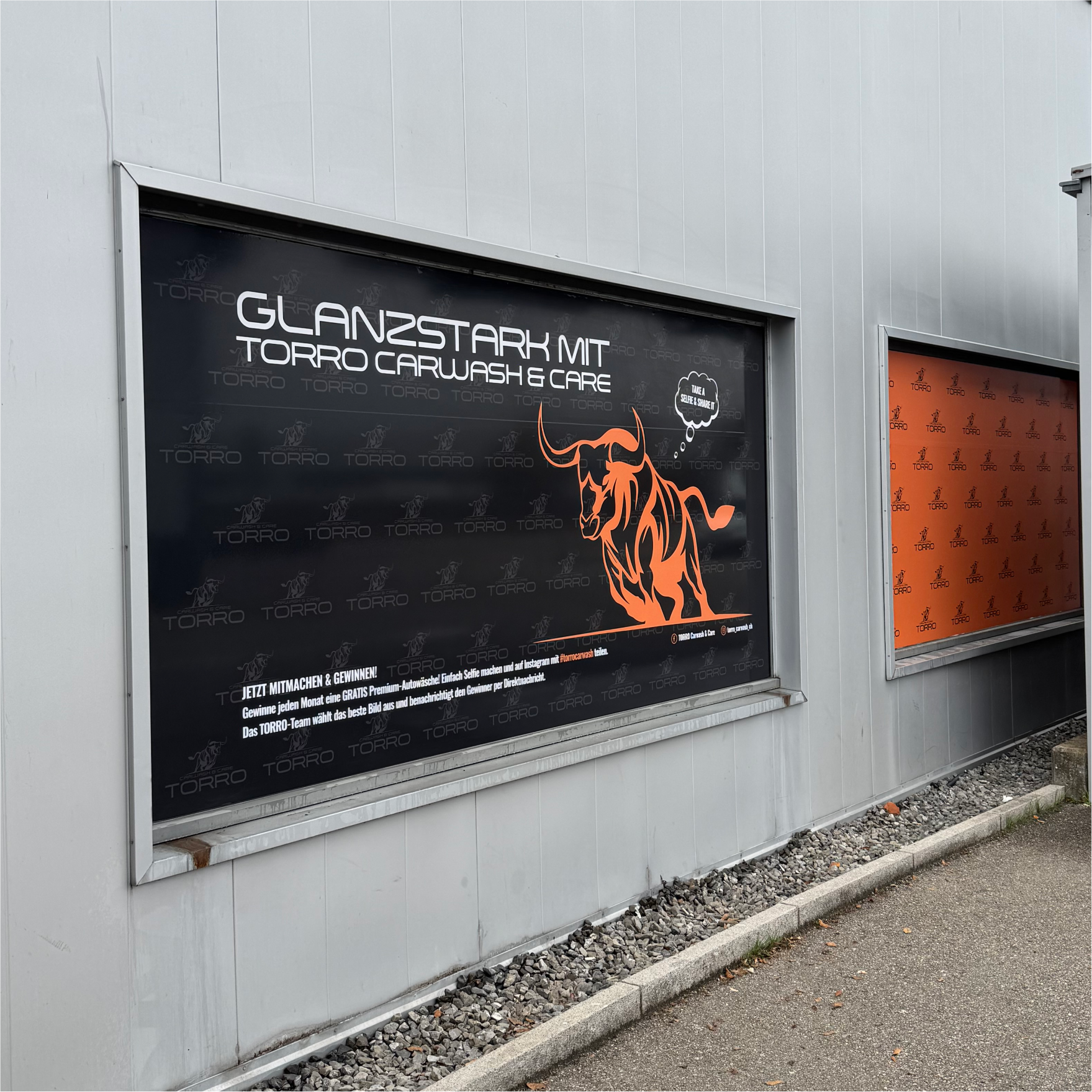 Schaufenster-Glasbeschriftung Beispiel 3